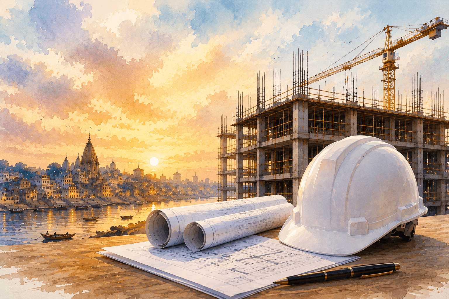 Dalan Builders Hardhat and Blueprints